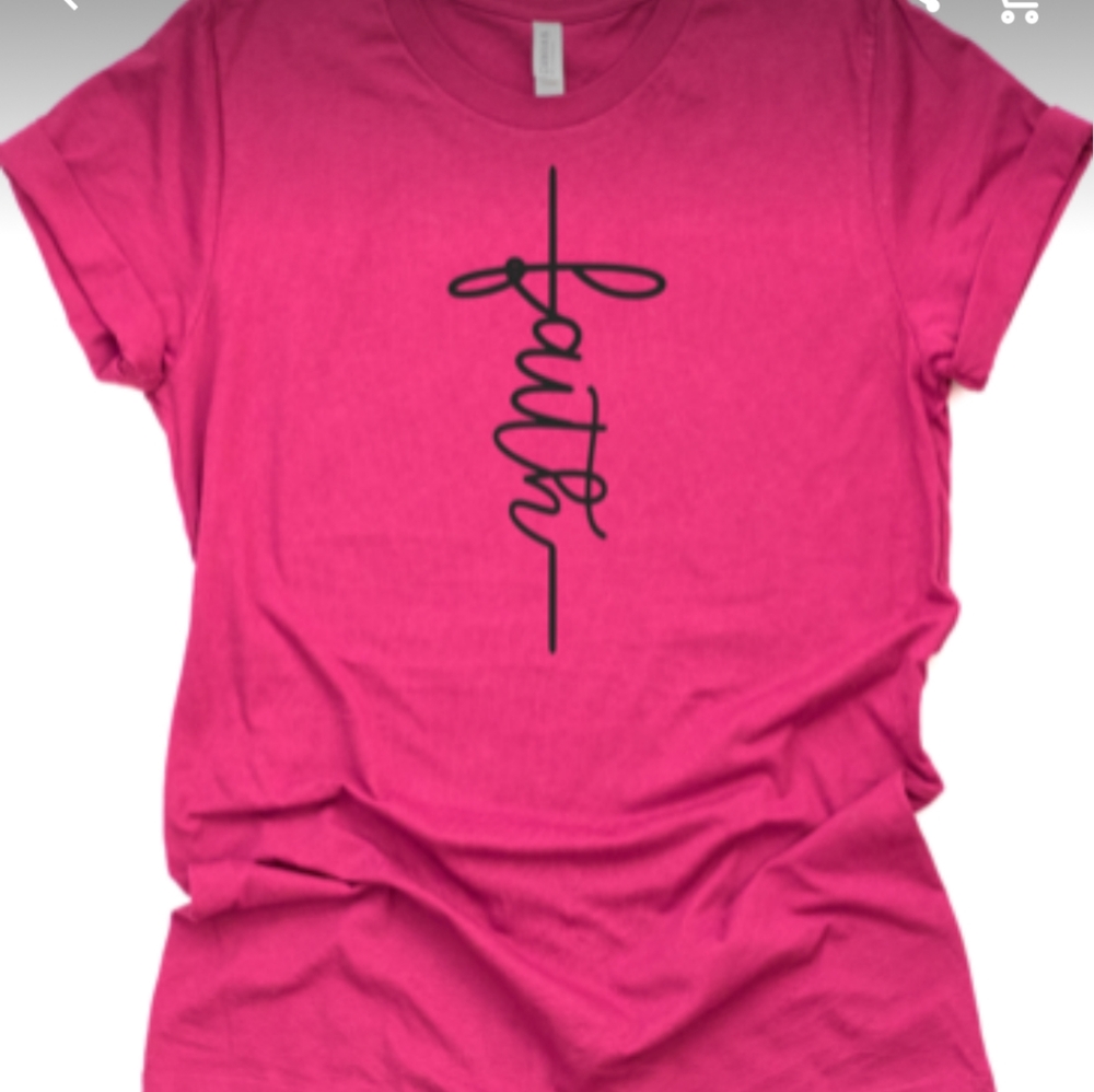 Faith standing up t-shirt